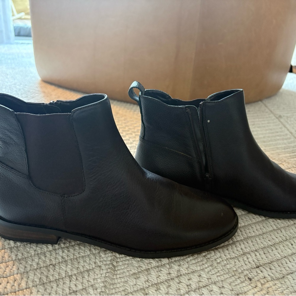 Land’s End Women’s Chelsea Dark Brown Leather Ankle Boots